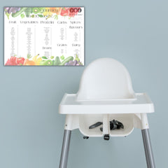 100 Foods Baby double sided chart – space for a photo and journey notes