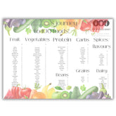 100 Foods Baby Journey Chart cover – keepsake weaning tracker for baby first foods