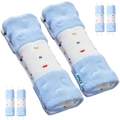 1one-enjoy baby car seat straps cover front view showing plush padding for comfort.