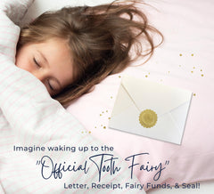 Envelopes with gold seals from 20 Moments of Tooth Tooth Fairy Kit