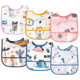2ooya baby bibs six patterns provide mess protection during meals