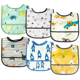 2ooya baby bibs vehicles pattern keeps clothes clean during meals and on the go.