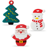 2ooya Christmas teether Santa Claus design soothes gums during teething