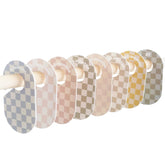 3 Sprouts baby closet dividers front view showing 8-piece set for easy wardrobe planning.