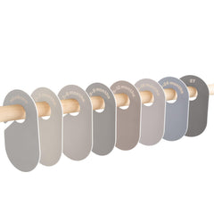 3 Sprouts baby closet dividers set8 front view keeps newborn to 2T tidy