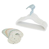 3 Sprouts closet organizer set cream hangers for easy baby wardrobe access