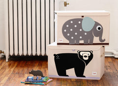 3 Sprouts toy chest handles close-up shows easy lifting and portability for busy households.