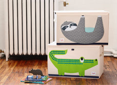 3 Sprouts toy chest reinforced seams add durability for everyday use