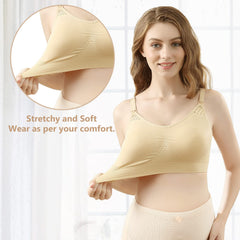 4HOW pumping-bra ultra-soft fabric closeup emphasizes skin-friendly comfort