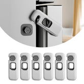 4our Kiddies 6-pack fridge locks pack shot, durable ABS with 3M adhesive.