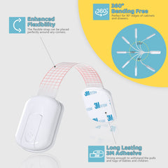 4our Kiddies long straps provide versatile fit on cabinets and drawers
