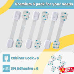 4our Kiddies locks work with no keys, using a simple release button