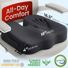 5 STARS UNITED foam-detail image highlights memory foam conforming to body