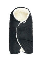 7 A.M. baby car seat blanket with soft micro-fleece lining provides cozy warmth