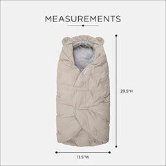 7 A.M. Enfant hooded plush lining close up for extra head coverage