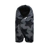 7AM Enfant Nido quilted car seat cover with hooded plush lining for cozy protection.
