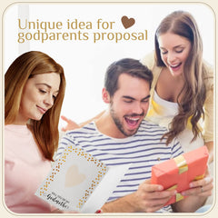 97 Decor heart holding hands engraving on wood, adorable godparent invitation.