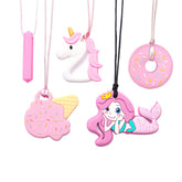 Forgreafa chew-necklaces octagonal design for sensory play and safe chewing