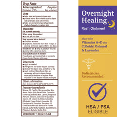 A+D Ointment jar close-up label highlights vitamins and lavender soothing formula