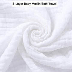 Aablexema absorbent 6-layer honeycomb towel for speedy bath drying.