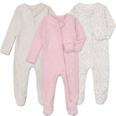 Aablexema baby footie pajamas in soft cotton fabric for gentle all-day comfort.