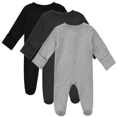 Aablexema baby pajamas in long-sleeve, breathable organic cotton for cozy sleep.