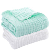 Aablexema baby muslin towel 43x43 pack—high absorbency for quick post-bath drying.