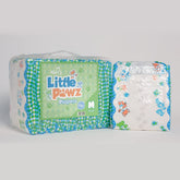 AB Universe Little Pawz diapers pack mid, compact storage for on-the-go use.