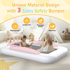Abdtech bed features soft flocked fabric for cozy, breathable sleep.