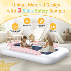 Abdtech inflatable bed folded compact for easy packing