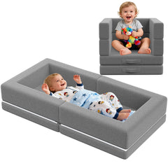 Abdtech portable foldable toddler bed setup for quick home use and travel.