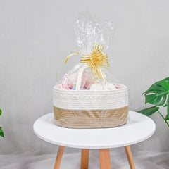 ABenkle Diaper Caddy removable dividers create flexible storage for baby essentials.