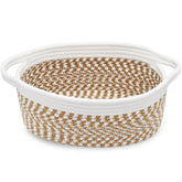 ABenkle small basket front view for tidy storage and decorative display