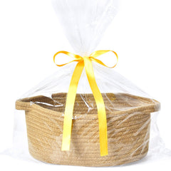 ABenkle small basket 12x8x5 open-top for organized storage