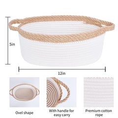 ABenkle small basket with handles close-up of woven handles and natural texture