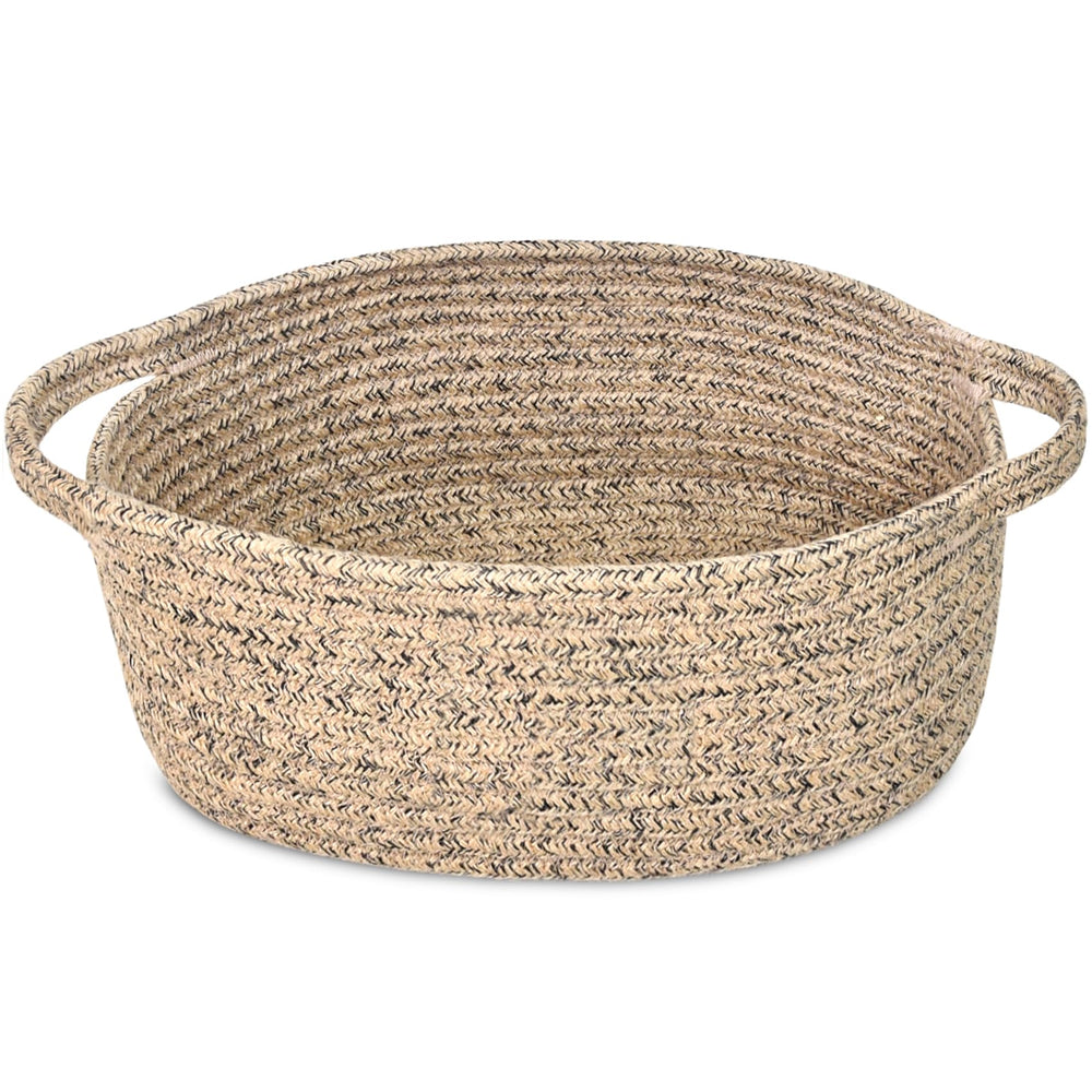 ABenkle small rope basket with handles β closeup weave highlights durable cotton for everyday use