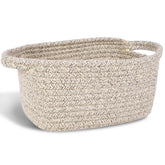 ABenkle small-storage-basket left view; compact organizer for small items