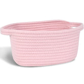 ABenkle small storage basket close-up weaving texture for neat organization.