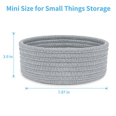 ABenkle small woven basket used for toy storage, keeping play areas neat and reachable.