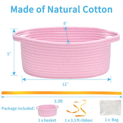 ABenkle small woven Easter basket 12x8x5 demonstrates compact storage and display.