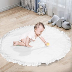 ABREEZE round mat 100 cm diameter offers ample space for early exploration