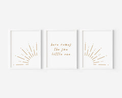 Abundance Art Boho sunrise nursery art 8x10 enhances neutral decor