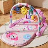 Abundant financial resources baby gym piano mat open view; portable playtime solution for on-the-go families.