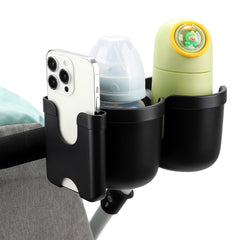 Accmor 360-degree rotation clamp shows adjustable mounting on handlebars