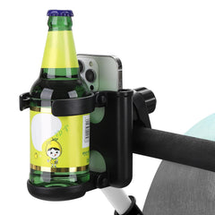 Accmor 360-degree rotatable mount keeps bottles or phones within reach on the go.