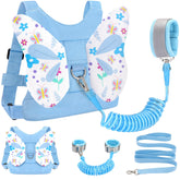 Accmor 3 in 1 toddler harness blue with anti-lost rope offers safer outdoor trips