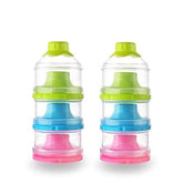 Accmor Baby Formula Dispenser stackable three-layer design for on-the-go feeding.