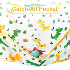 Accmor lightweight bib is easy to wipe for quick cleanups.