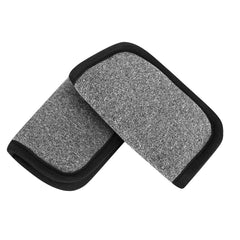 Accmor car seat strap covers with soft fabric provide gentle padding for baby comfort.