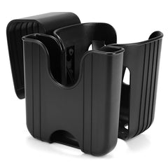 Accmor child cup holder hook installation shows easy car seat mounting for quick access.